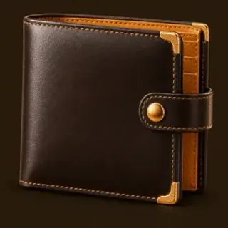 Leather bifold wallet — Lucky Vibe