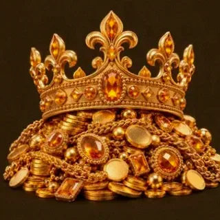 Gold treasure pile — Lucky Vibe